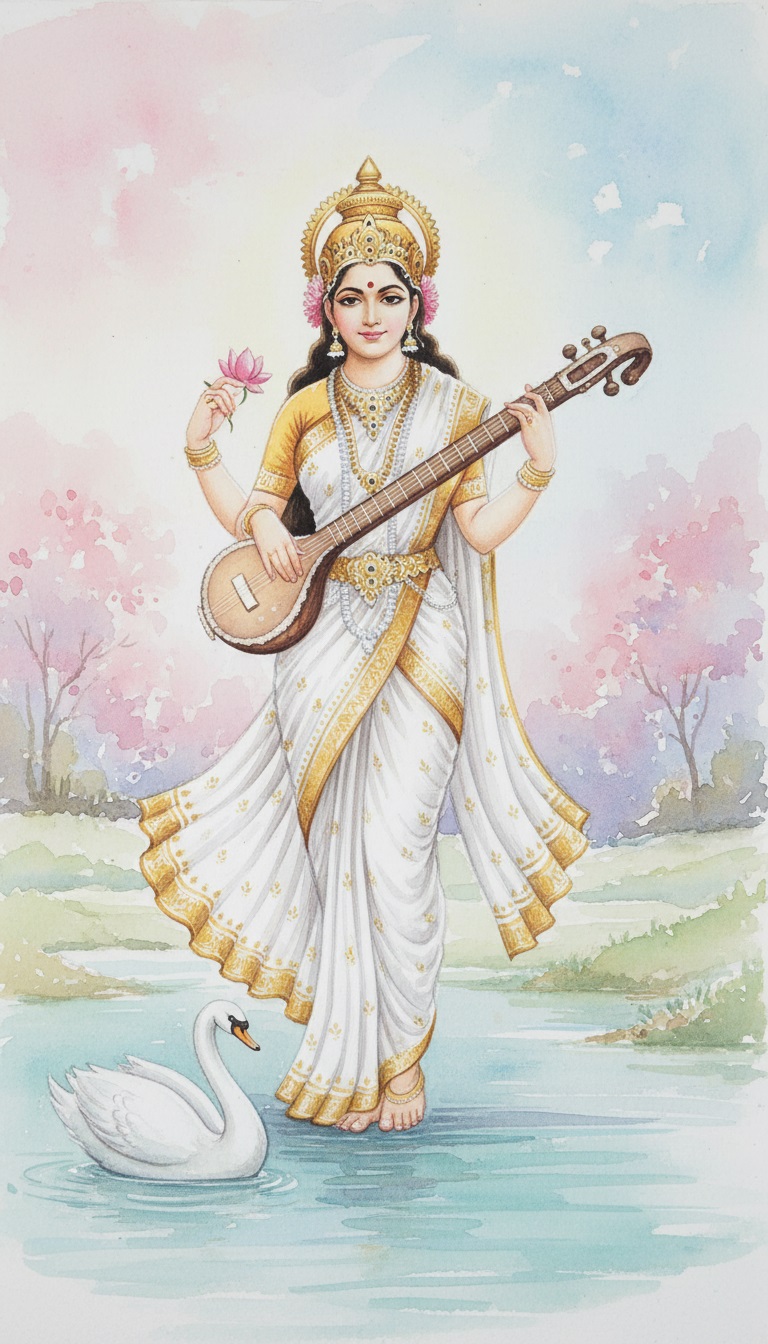 maa saraswati photo