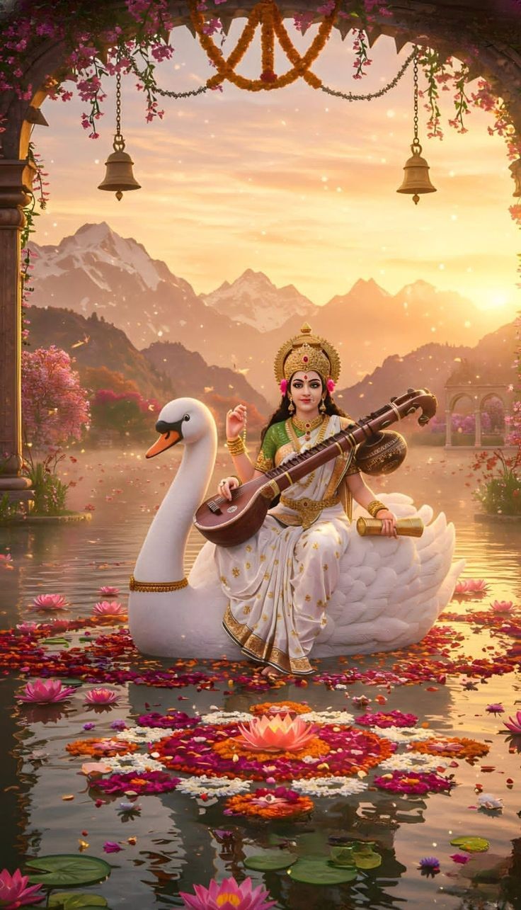 saraswati mata images